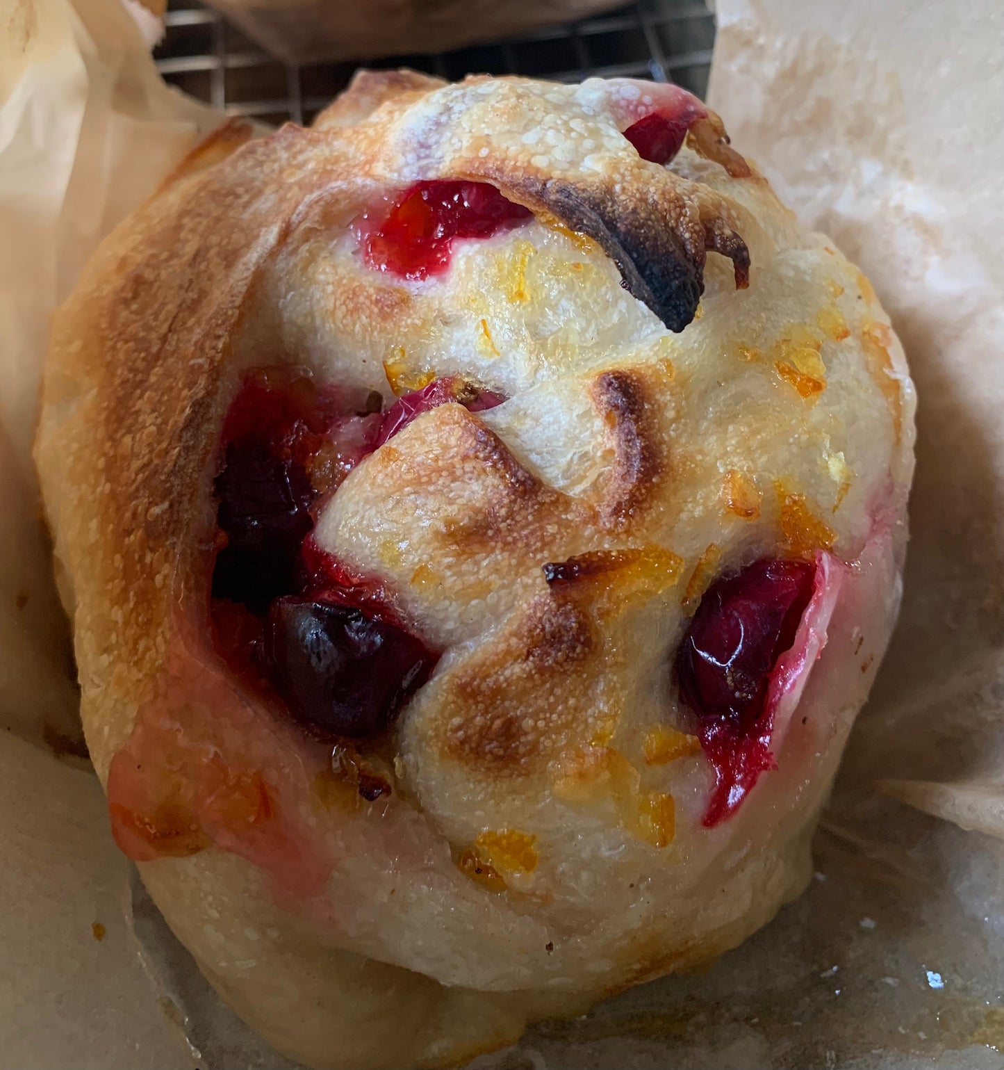 Cranberry Orange Sourdough Bread