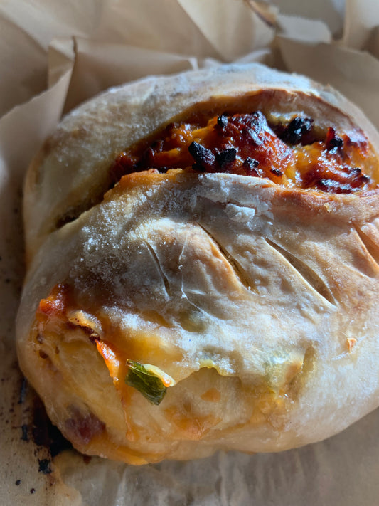 Jalapeño Popper Sourdough Bread