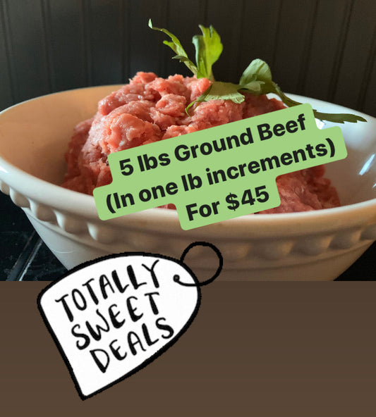 Ground Beef 1 lb x 5